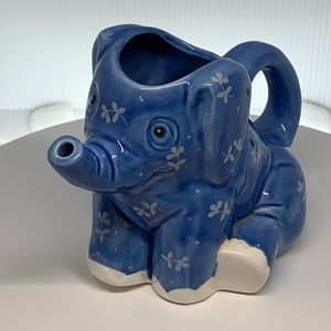 Vintage Elephant Cream Pitcher